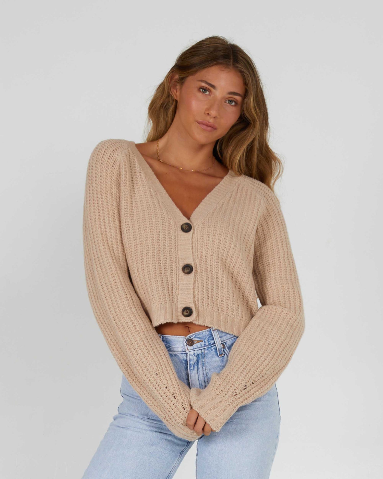 Lighthouse Cardigan Oatmeal