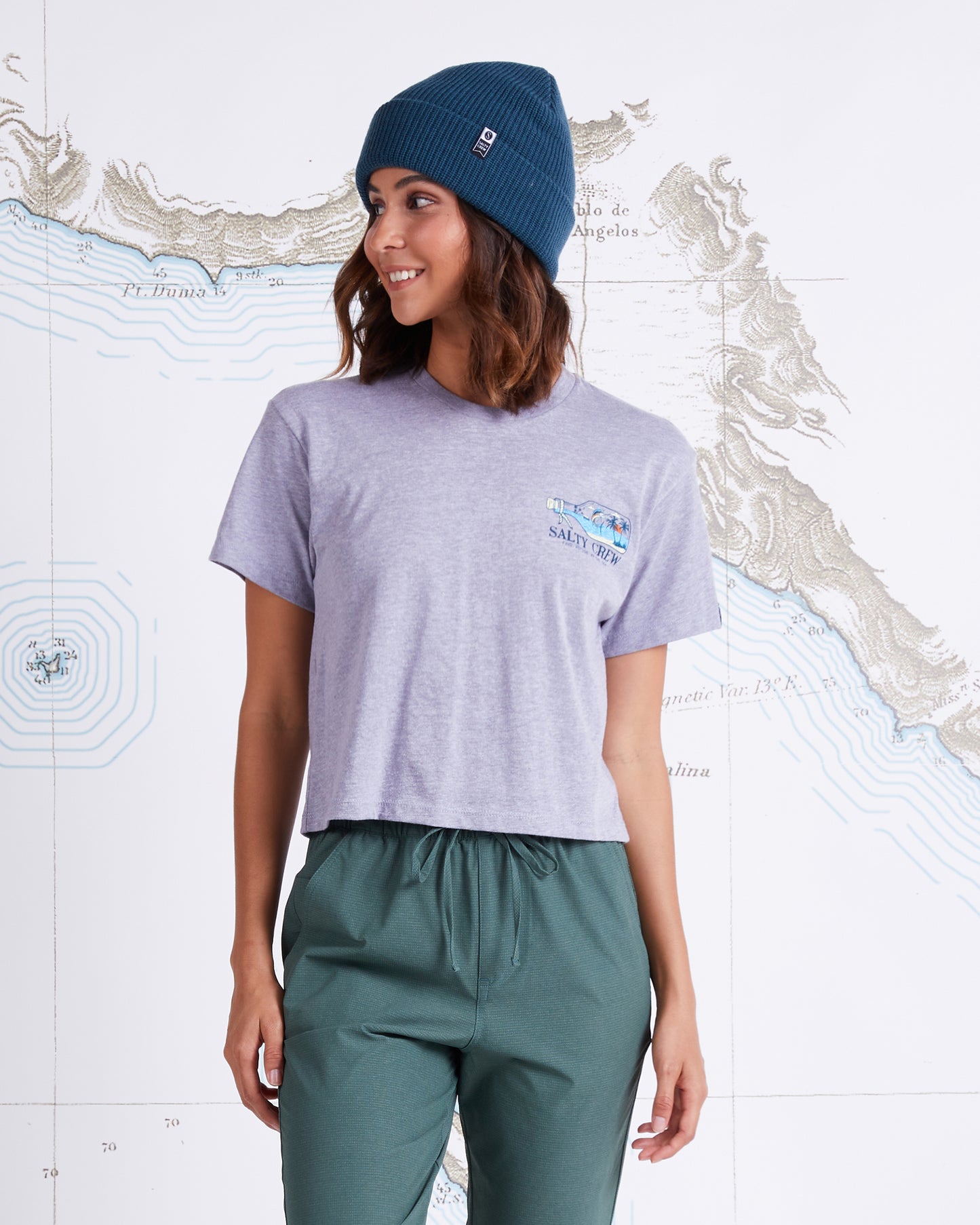 MESSAGE SKIMMER TEE - Athletic Heather