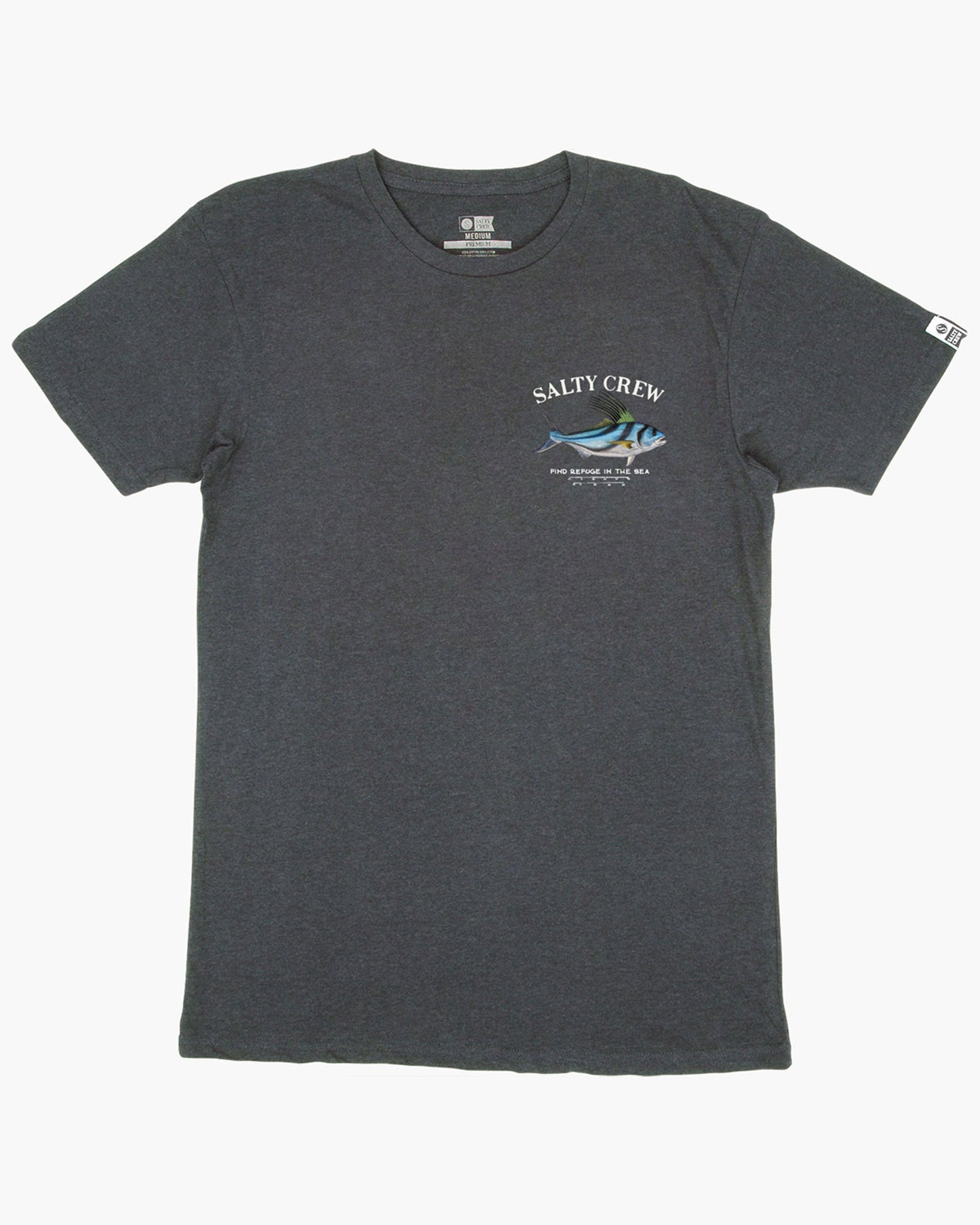 ROOSTER PREMIUM S/S TEE - Charcoal Heather | Salty Crew AU