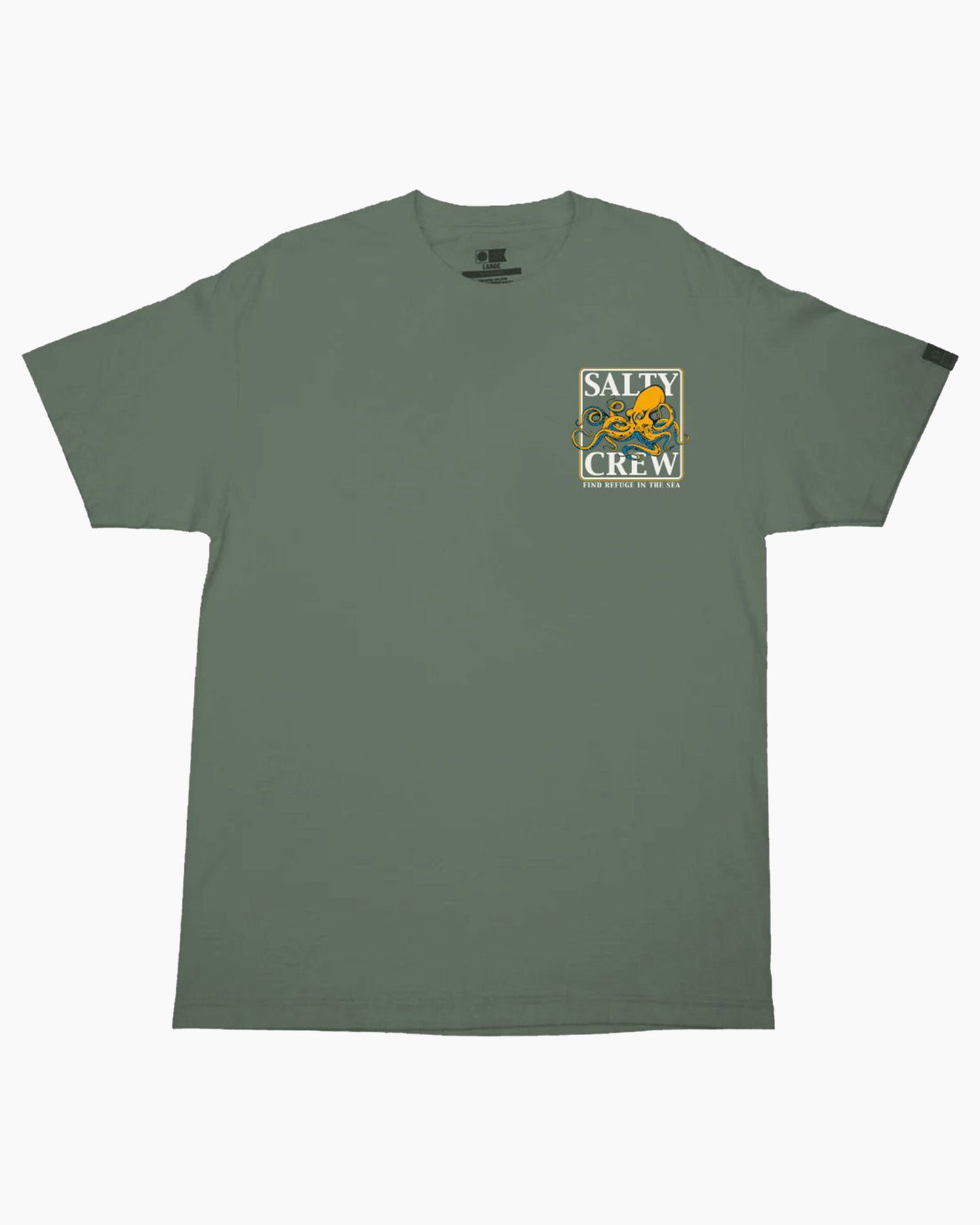 INK SLINGER STANDARD S/S TEE - Moss | Salty Crew AU