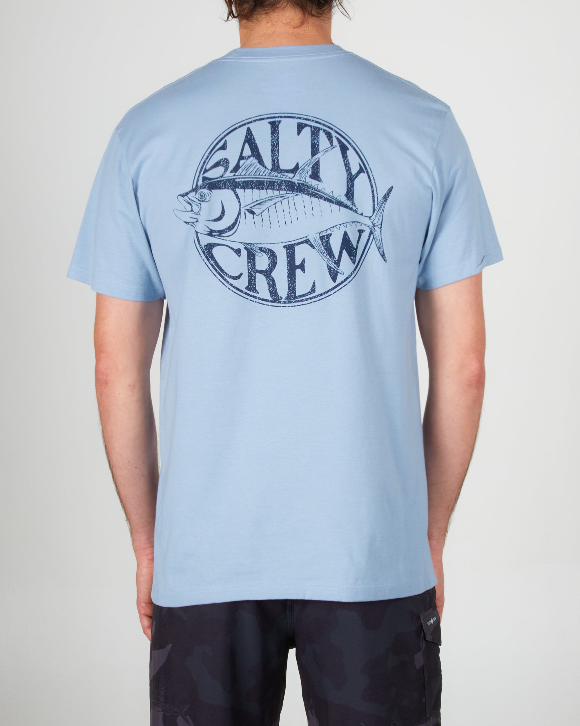 TUNA TIME PREMIUM PKT S/S TEE - Marine Blue | Salty Crew AU