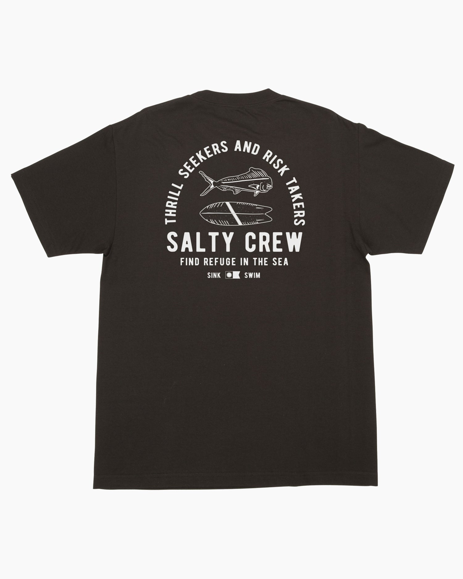 Salty Crew Men's Lateral Line Standard S/S Tee M Black