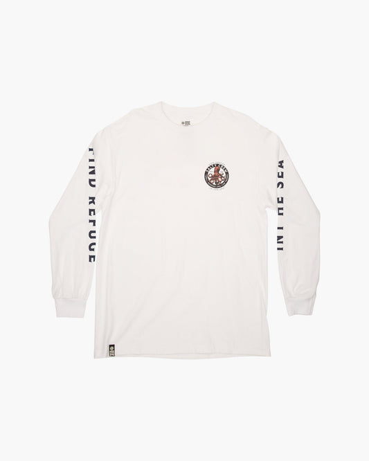 Deep Reach L/S Tee - White