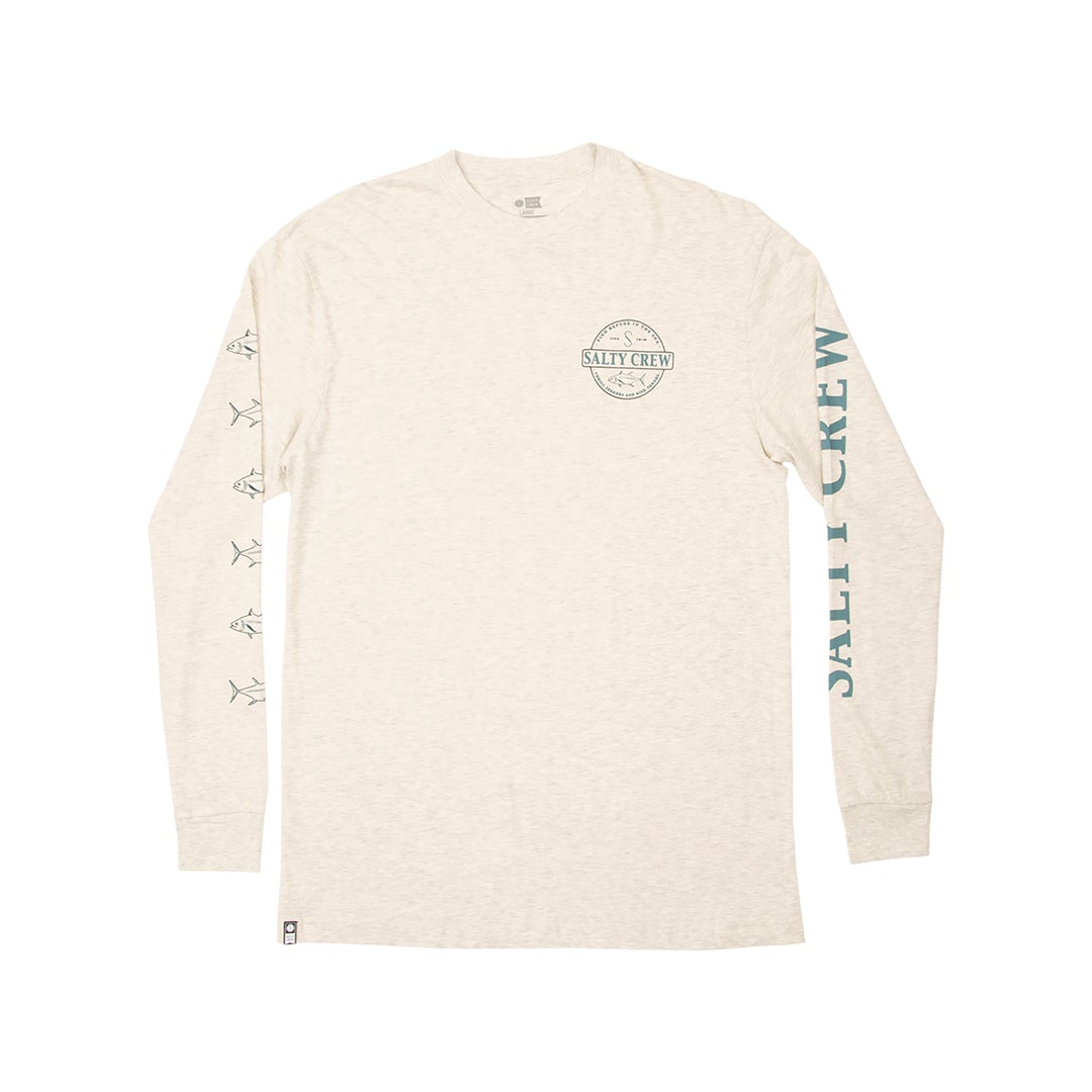 DEEP SEA PREMIUM L/S TEE - OATMEAL