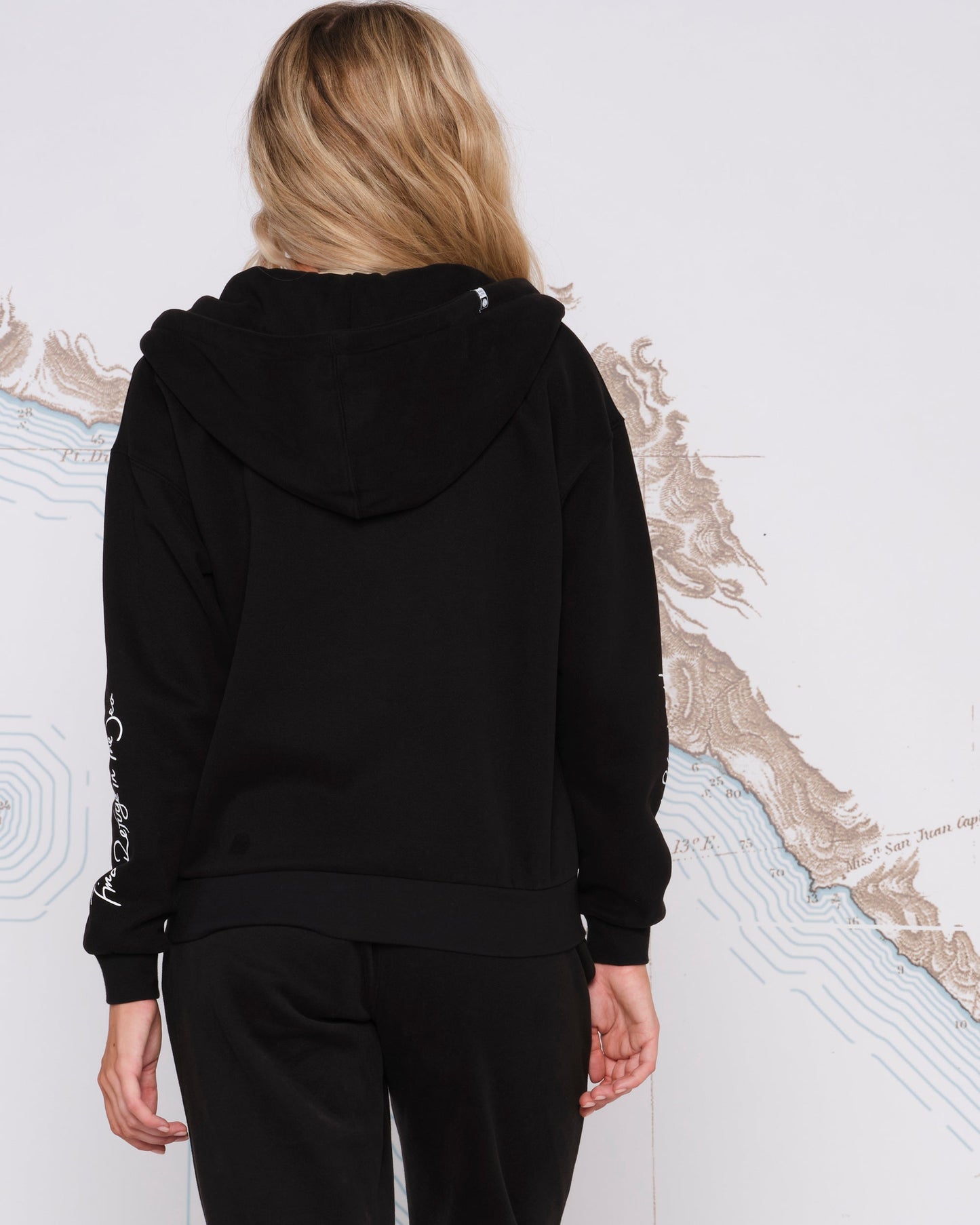 Alpha Zip Hoody - Black