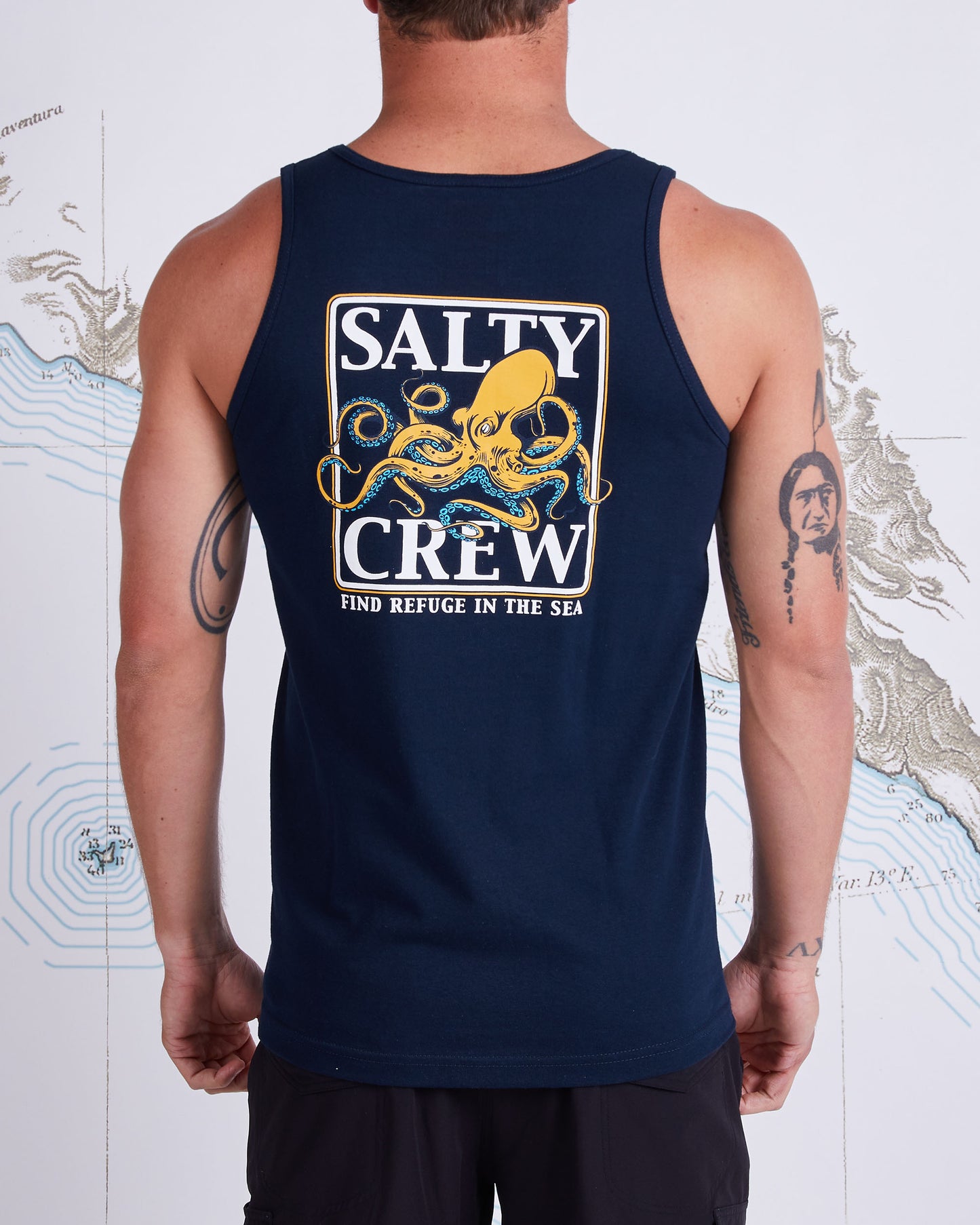 INK SLINGER TANK - Navy