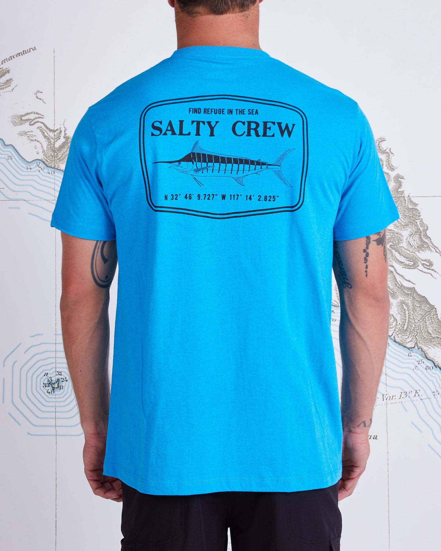 Stealth S/S Tee - TURQUOISE HEATHER