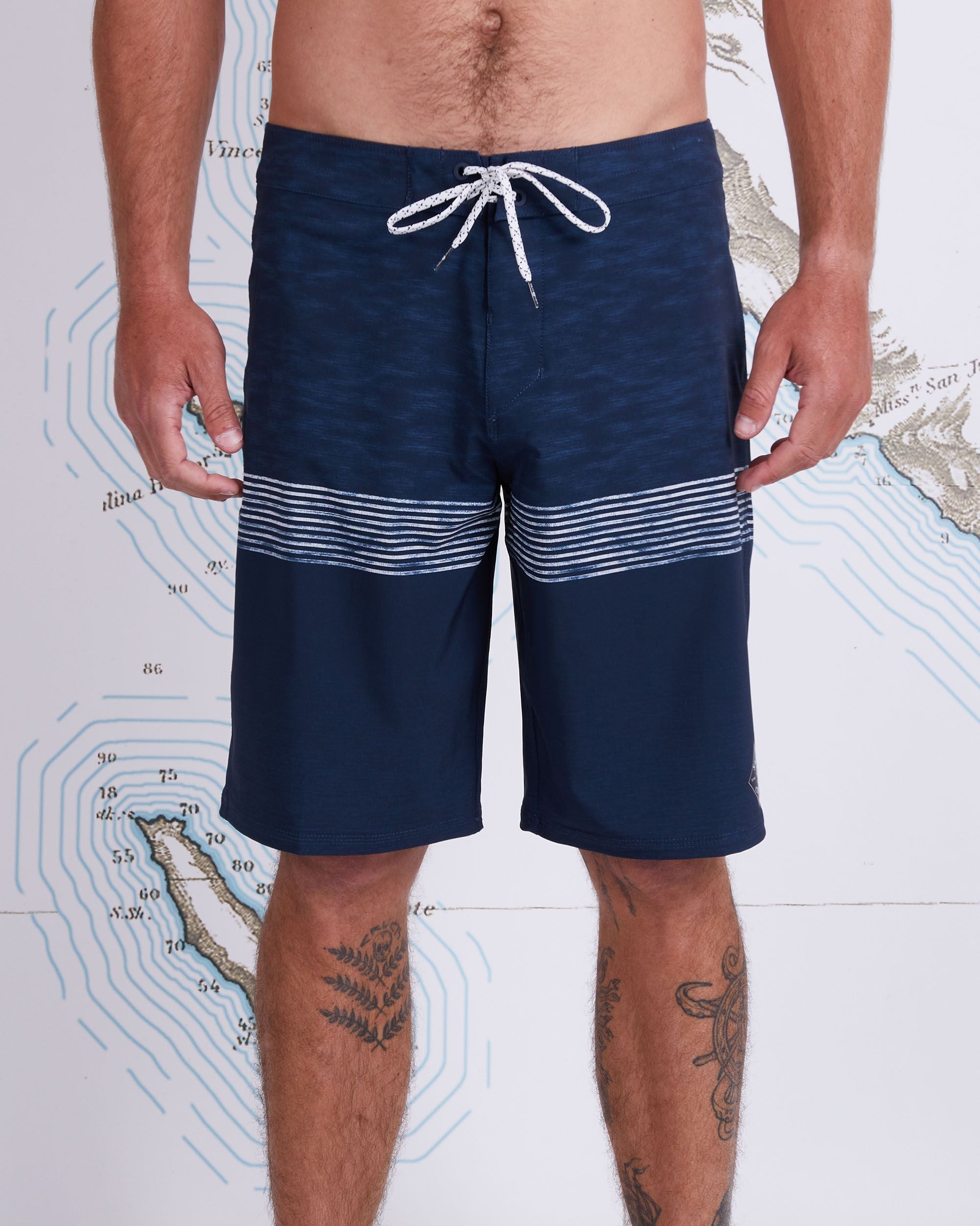 VESSELS BOARDSHORT - Dark Navy | Salty Crew AU