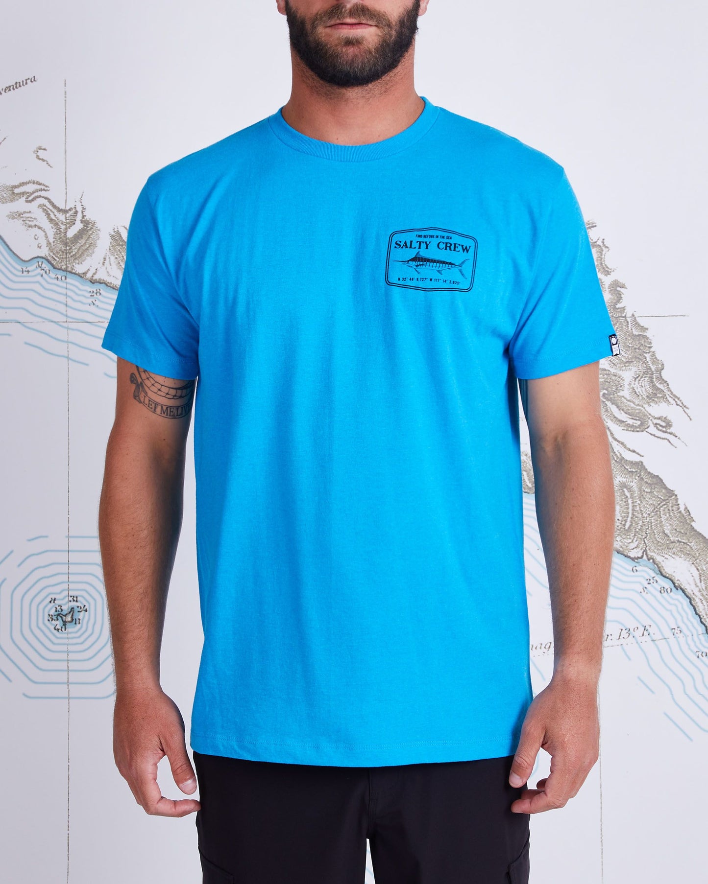 Stealth S/S Tee - TURQUOISE HEATHER